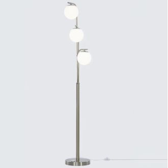 Торшер Citilux Адам Смарт CL228A931, LED 35 Вт, хром матовый/белый