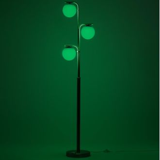Торшер Citilux Адам Смарт CL228A931, LED 35 Вт, хром матовый/белый
