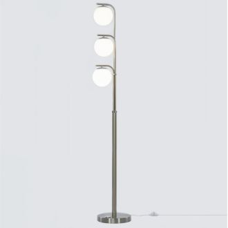 Торшер Citilux Адам Смарт CL228A931, LED 35 Вт, хром матовый/белый