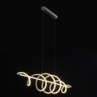 Подвесной светильник Citilux Джемини CL229066, LED 60 Вт, черный