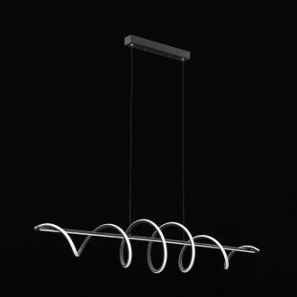 Подвесной светильник Citilux Джемини CL229066, LED 60 Вт, черный
