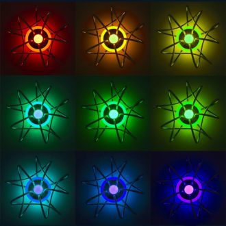 Накладная люстра Citilux Джемини Смарт CL229A151E, LED 95 Вт, хром/белый