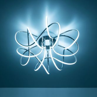 Накладная люстра Citilux Джемини Смарт CL229A161E, LED 130 Вт, хром