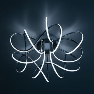 Накладная люстра Citilux Джемини Смарт CL229A161E, LED 130 Вт, хром