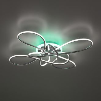 Накладная люстра Citilux Джемини CL229B141E, LED 90 Вт, хром