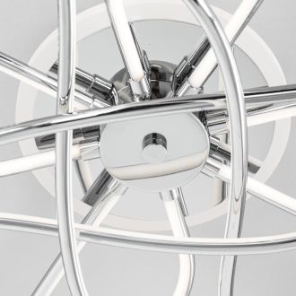 Накладная люстра Citilux Джемини CL229B141E, LED 90 Вт, хром