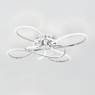 Накладная люстра Citilux Джемини CL229B141E, LED 90 Вт, хром