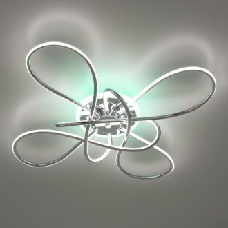 Накладная люстра Citilux Джемини CL229B141E, LED 90 Вт, хром