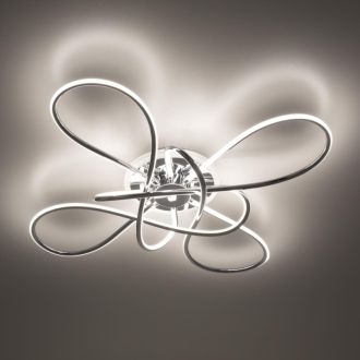 Накладная люстра Citilux Джемини CL229B141E, LED 90 Вт, хром