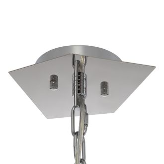 Подвесная люстра Citilux Dart CL231251, 16×G9 по 28 Вт, хром/прозрачный