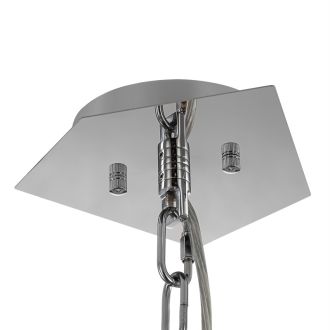 Подвесная люстра Citilux Dart CL231271, 20×G9 по 28 Вт, хром/прозрачный