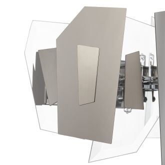 Бра Citilux Dart CL231431, 3×G9 по 28 Вт, хром/прозрачный, модерн стиль