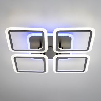 Накладная люстра Citilux Марсель Смарт CL232A145E, LED 65 Вт, коричневый/белый
