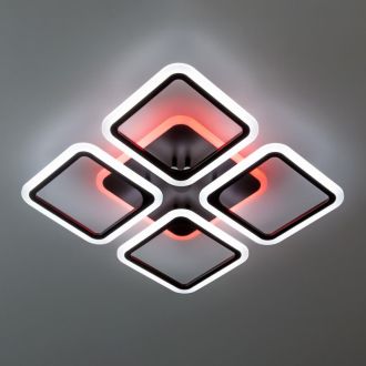 Накладная люстра Citilux Марсель Смарт CL232A145E, LED 65 Вт, коричневый/белый