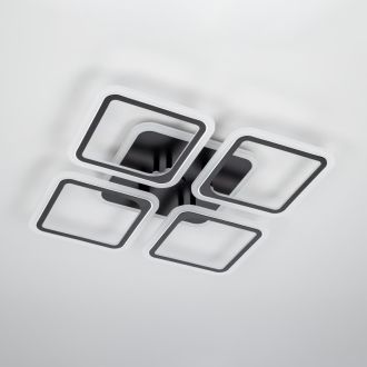 Накладная люстра Citilux Марсель Смарт CL232A145E, LED 65 Вт, коричневый/белый