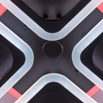 Накладная люстра Citilux Марсель Смарт CL232A145E, LED 65 Вт, коричневый/белый