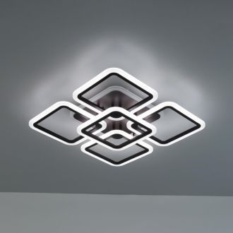 Накладная люстра Citilux Марсель Смарт CL232A155E, LED 75 Вт, коричневый/белый