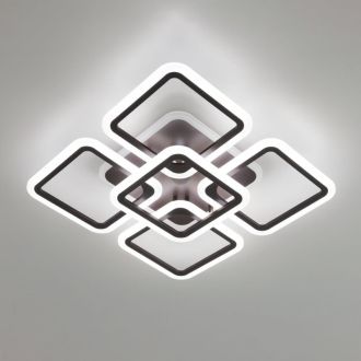 Накладная люстра Citilux Марсель Смарт CL232A155E, LED 75 Вт, коричневый/белый