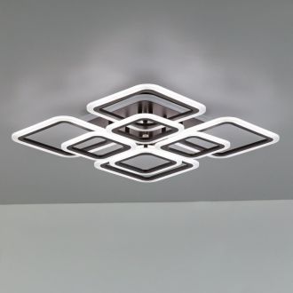 Накладная люстра Citilux Марсель Смарт CL232A185E, LED 95 Вт, коричневый/белый