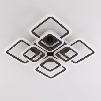 Накладная люстра Citilux Марсель Смарт CL232A185E, LED 95 Вт, коричневый/белый