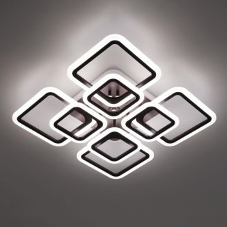 Накладная люстра Citilux Марсель Смарт CL232A185E, LED 95 Вт, коричневый/белый
