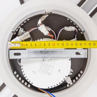 Накладной светильник Citilux Сезар Смарт CL233A275E, LED 125 Вт, коричневый/белый
