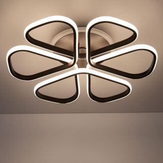 Накладной светильник Citilux Сезар Смарт CL233A275E, LED 125 Вт, коричневый/белый