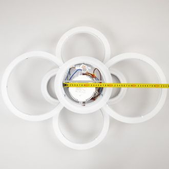Накладная люстра Citilux Сента CL237B160E, LED 90 Вт, белый, хай-тек стиль