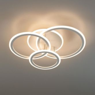 Накладная люстра Citilux Тринити CL238130, LED 75 Вт, белый, современный стиль