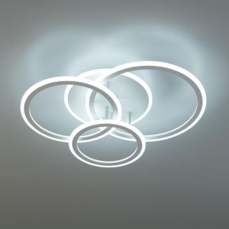 Накладная люстра Citilux Тринити CL238130, LED 75 Вт, белый, современный стиль