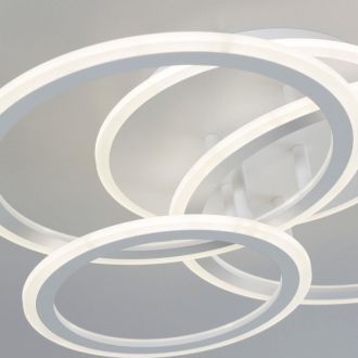 Накладная люстра Citilux Тринити CL238130, LED 75 Вт, белый, современный стиль