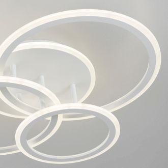 Накладная люстра Citilux Тринити CL238130, LED 75 Вт, белый, современный стиль