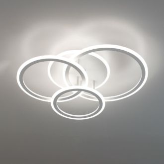 Накладная люстра Citilux Тринити CL238130, LED 75 Вт, белый, современный стиль