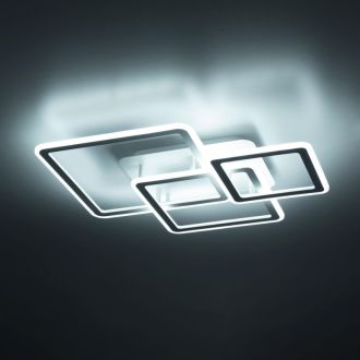 Накладная люстра Citilux Тринити CL238230E, LED 70 Вт, белый