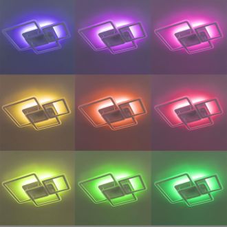 Накладная люстра Citilux Тринити CL238230E, LED 70 Вт, белый