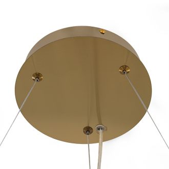 Подвесная люстра Citilux Jantar CL240173, LED 72 Вт, латунный/оранжевый