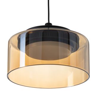 Подвесной светильник Citilux Espace CL243031, 3×GX53 по 18 Вт, черный/янтарный