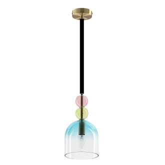 Подвесной светильник Citilux Tendy CL244021, E14, 60 Вт, латунный/прозрачный