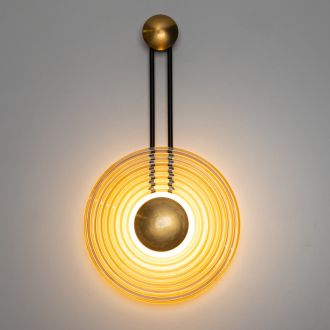 Бра Citilux Corta CL245012, LED 8 Вт, черный/оранжевый, модерн стиль