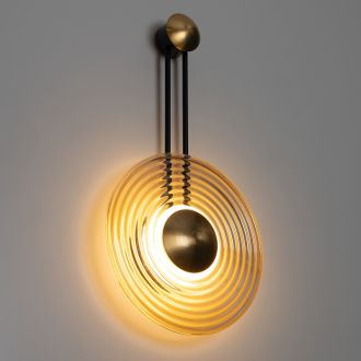 Бра Citilux Corta CL245012, LED 8 Вт, черный/оранжевый, модерн стиль