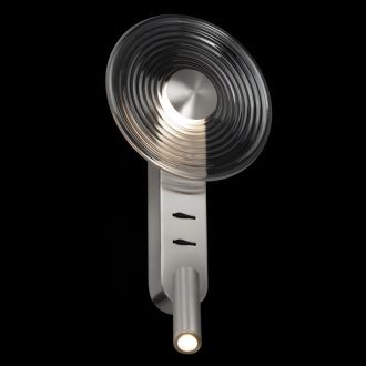 Бра Citilux Corta CL245031, LED 10 Вт, хром матовый/прозрачный