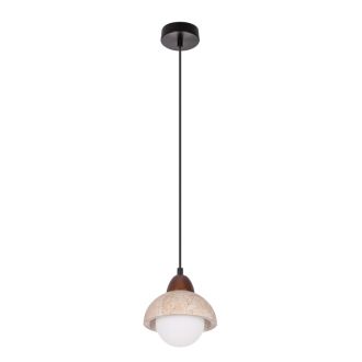 Подвесной светильник Citilux Mares CL246017, G9, 15 Вт, черный/бежевый