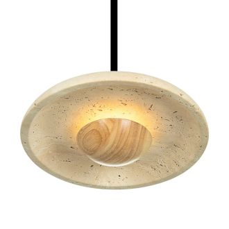 Подвесной светильник Citilux Mares CL246019, LED 5 Вт, черный/бежевый