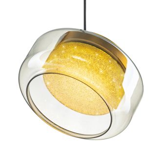 Подвесной светильник Citilux Signature CL247011, LED 10 Вт, черный/прозрачный