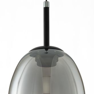Подвесной светильник Citilux Signature CL247021, LED 5 Вт, черный/серый