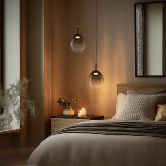 Подвесной светильник Citilux Signature CL247021, LED 5 Вт, черный/серый