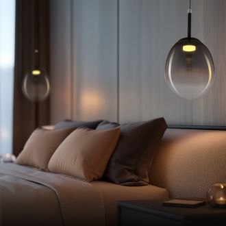 Подвесной светильник Citilux Signature CL247021, LED 5 Вт, черный/серый