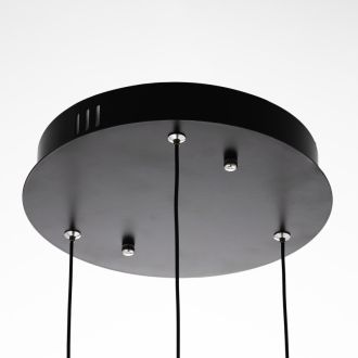 Подвесной светильник Citilux Signature CL247022, LED 15 Вт, черный/серый