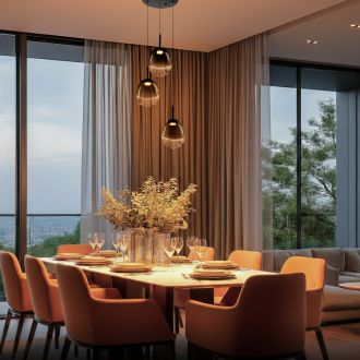 Подвесной светильник Citilux Signature CL247022, LED 15 Вт, черный/серый