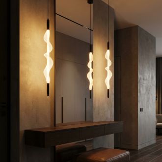Подвесной светильник Citilux Signature CL247031, LED 10 Вт, черный/белый